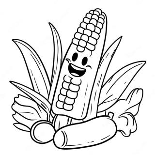 Bojanka Srecnog Kukuruza Na Klipu 99009-37724