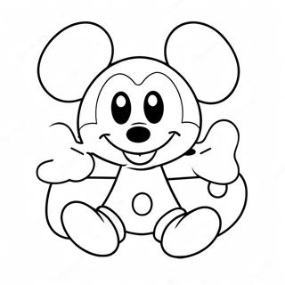 Bojanka Slatki Mickey Mouse Sa Srcima 99136-37818