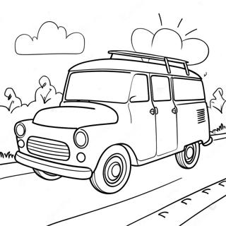 Bojanka Uzbudljivog Vozila Na Putu 99473-38088