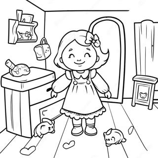 Bojanka Radoznala Zlatokosa Istrazuje Kucu 99575 38353