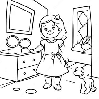 Bojanka Radoznala Zlatokosa Istrazuje Kucu 99575 38356