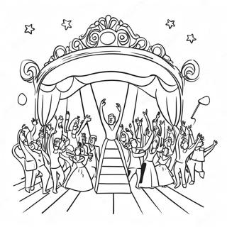 Stranica Za Bojanje Uzbudljive Muzicke Pozorisne Scene 99653-38419