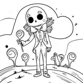 Stranica Za Bojanje Mracne Fantastike Tima Bartona 99781-38520