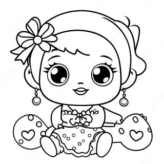 Stranica Za Bojanje Baby Lol Lutaka Sa Sjajnim Dodacima 99860-38583